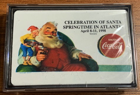 02505-1 € 5,00 coca cola speelkaarten springtime in Atlanta 1998